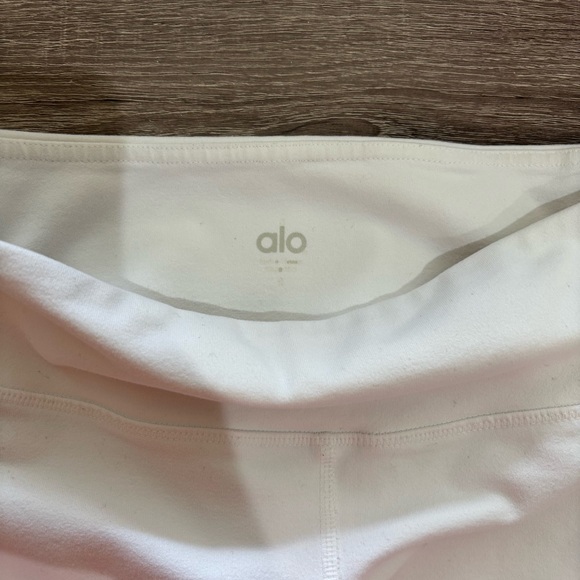 Alo Yoga High-Waist Moto Legging White Small - Picture 13 of 16